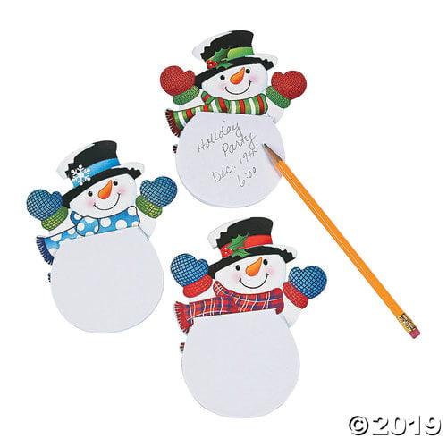 NEW!~NOTEPAD~Snowman Friends~Through ice & snow & 50* below~Paper/Tablet/Letter